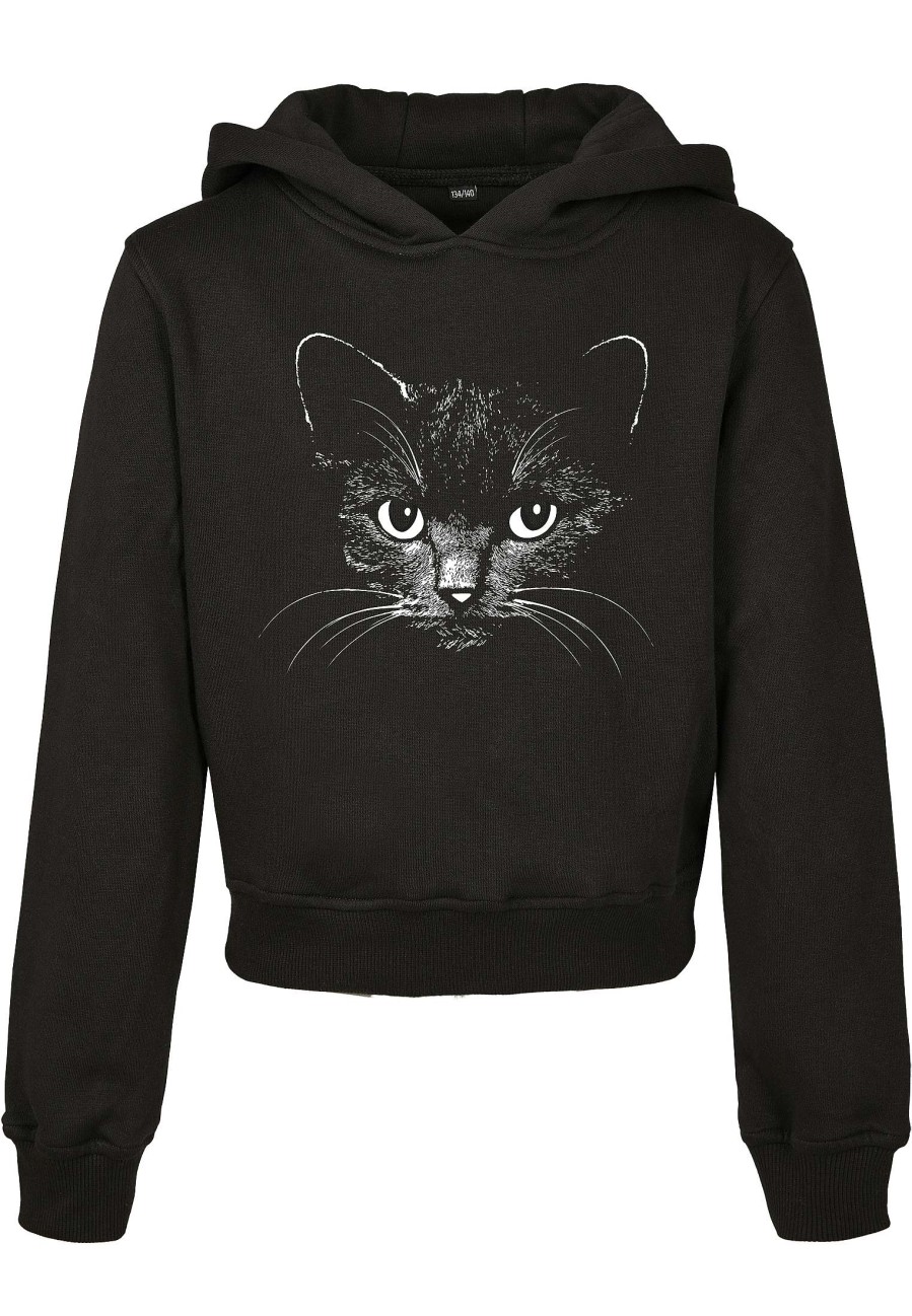 Wholesale Kurzer Kapuzenpullover Mit Schwarzer Katze Fur Kinder Schweisausbruche