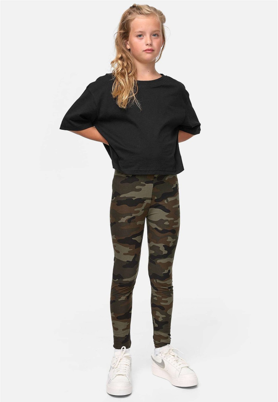 Clearance Madchen-Camouflage-Leggings Hose