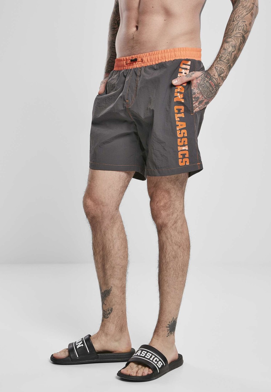 Hot Badeshorts Mit Uc-Logo Bademode