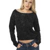 New Strick-Splatter-Rundhalsausschnitt Fur Damen Strickwaren