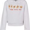 Wholesale Kurzer Kapuzenpullover „Yoga Every Day" Fur Kinder Schweisausbruche