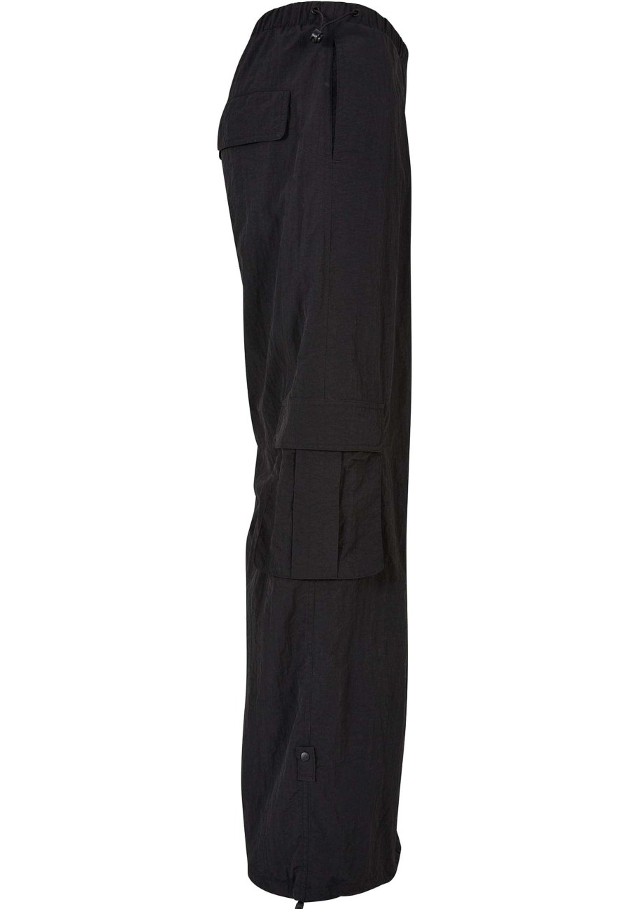 Online Breite Damen-Cargohose Aus Crinkle-Nylon Hose