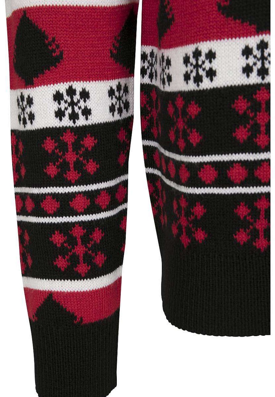 Clearance Schneeflocken-Weihnachtsbaumpullover Strickwaren