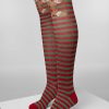 Wholesale Weihnachts-Overknees-Socken Socken