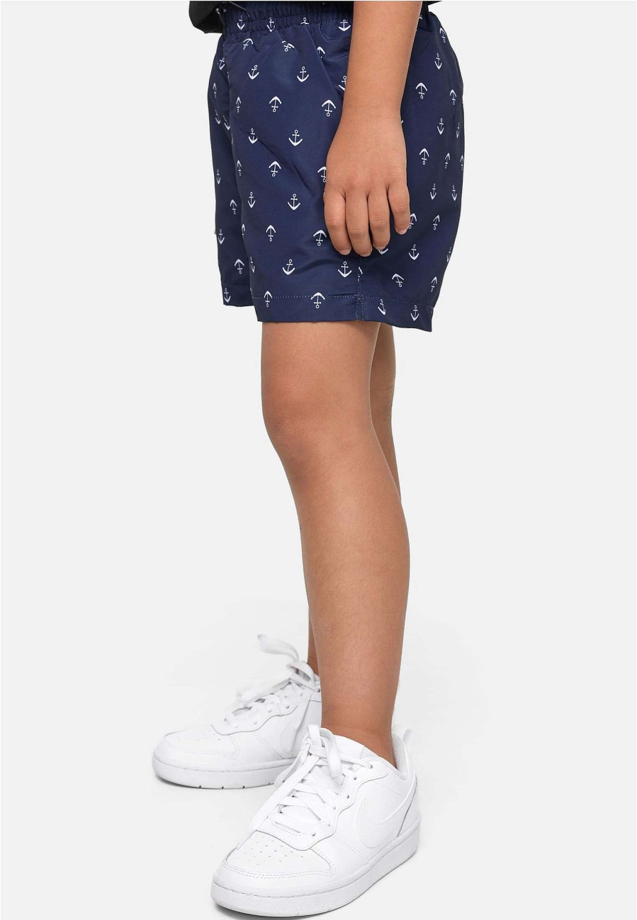 New Jungen-Badeshorts Mit Muster Bademode