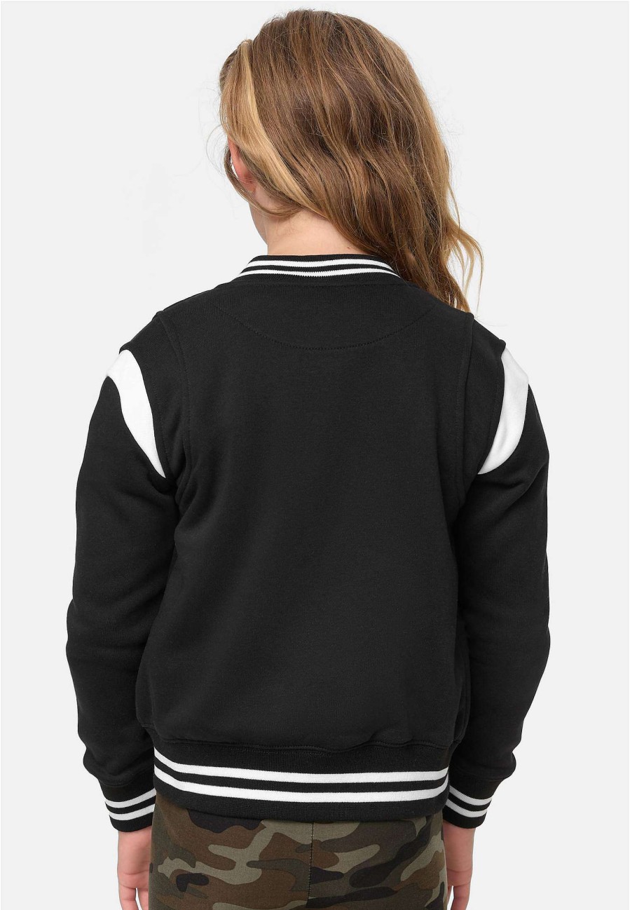 Online Madchen-College-Sweatjacke Mit Einsatz Jacken