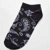 Hot No-Show-Socken Mit Bandana-Muster, 5Er-Pack Socken