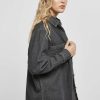 Best Damen-Denim-Oversize-Hemd Blusen