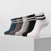 Wholesale Sportliche Logo-Socken Mit Halbem Bund Im 5Er-Pack Socken