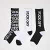 Hot Fuck Off Allover 3Er-Pack Socken