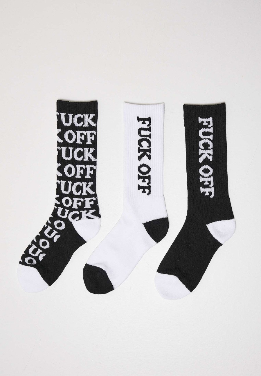 Hot Fuck Off Allover 3Er-Pack Socken