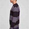 Clearance Schweres, Ubergroses, Gestreiftes Sweatshirt Strickwaren