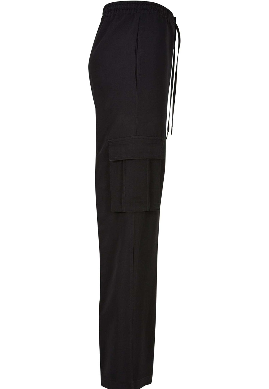 New Damen-Cargohose Mit Geradem Bein Aus Viskose Hose