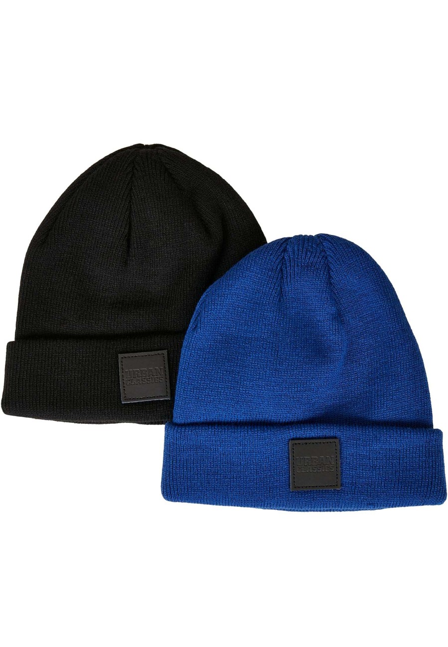 Wholesale Logopatch Beanie Kinder 2Er-Pack Mutzen