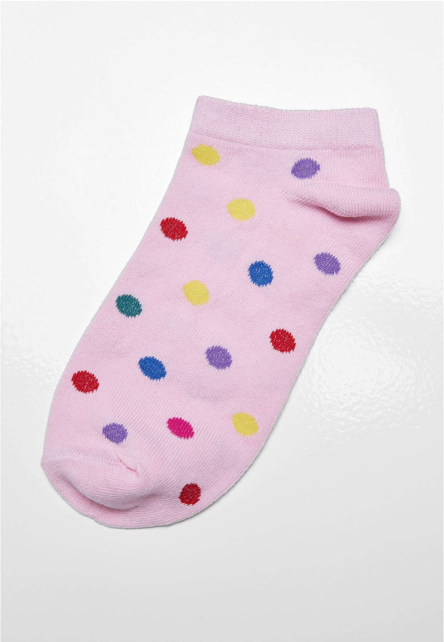 New No-Show-Socken Mit Regenbogen-Punkten, 5Er-Pack Socken