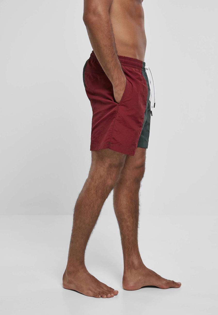 Wholesale Dreifarbige Badeshorts Bademode