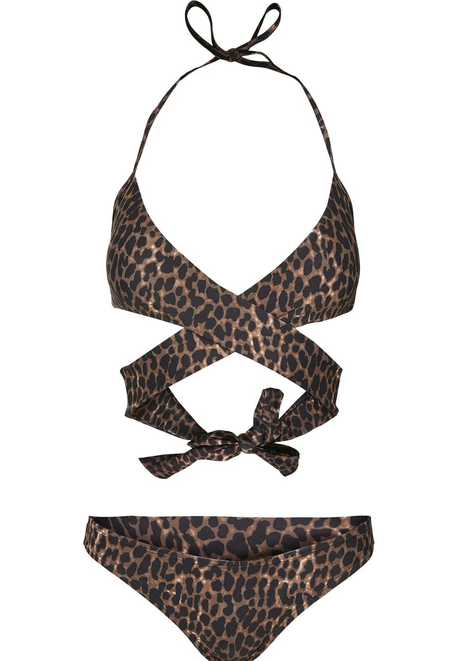 Best Damen-Bikini Mit Drapiertem Muster Bademode