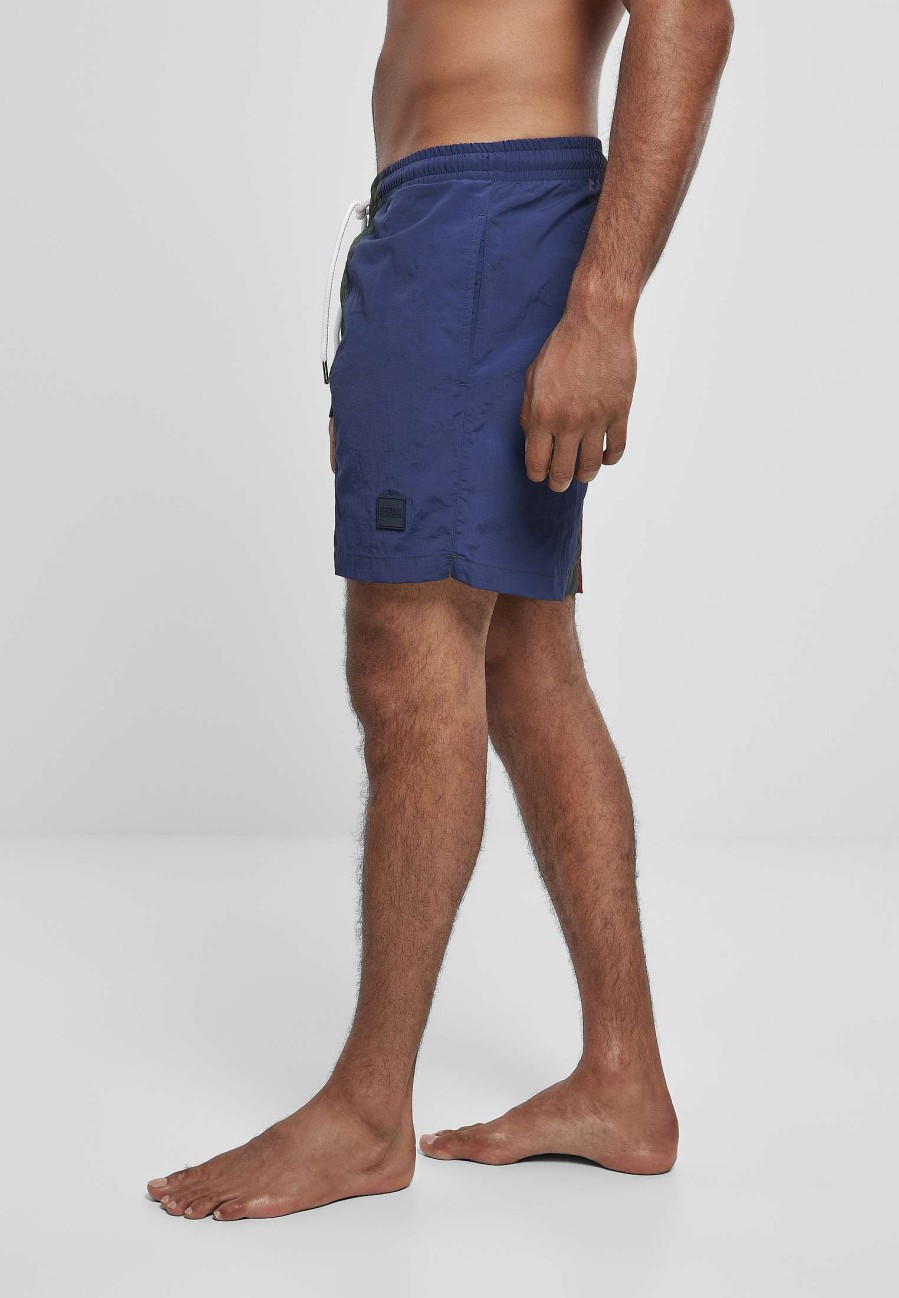 Wholesale Dreifarbige Badeshorts Bademode