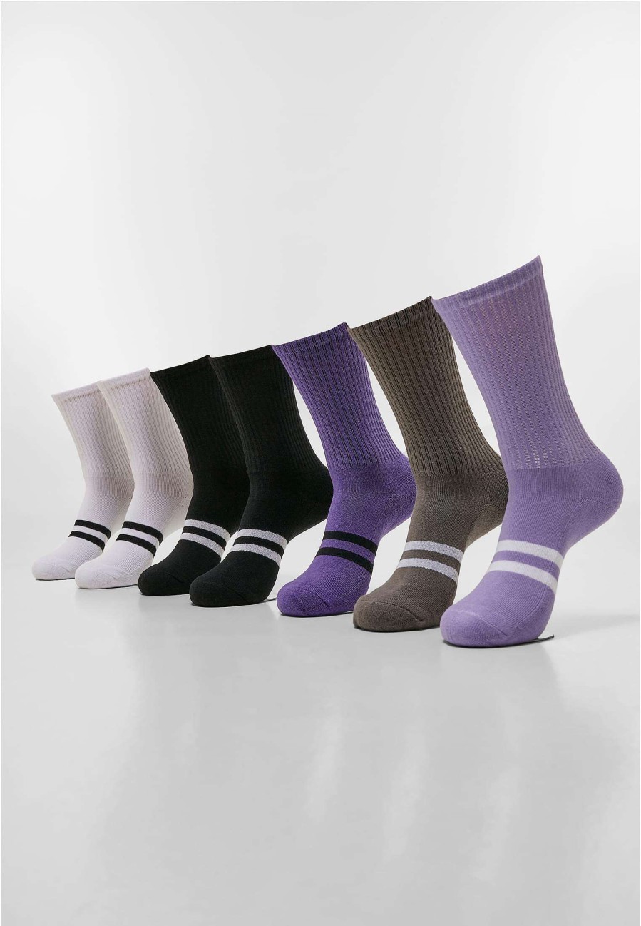 Clearance Socken Mit Doppelstreifen, 7Er-Pack Socken