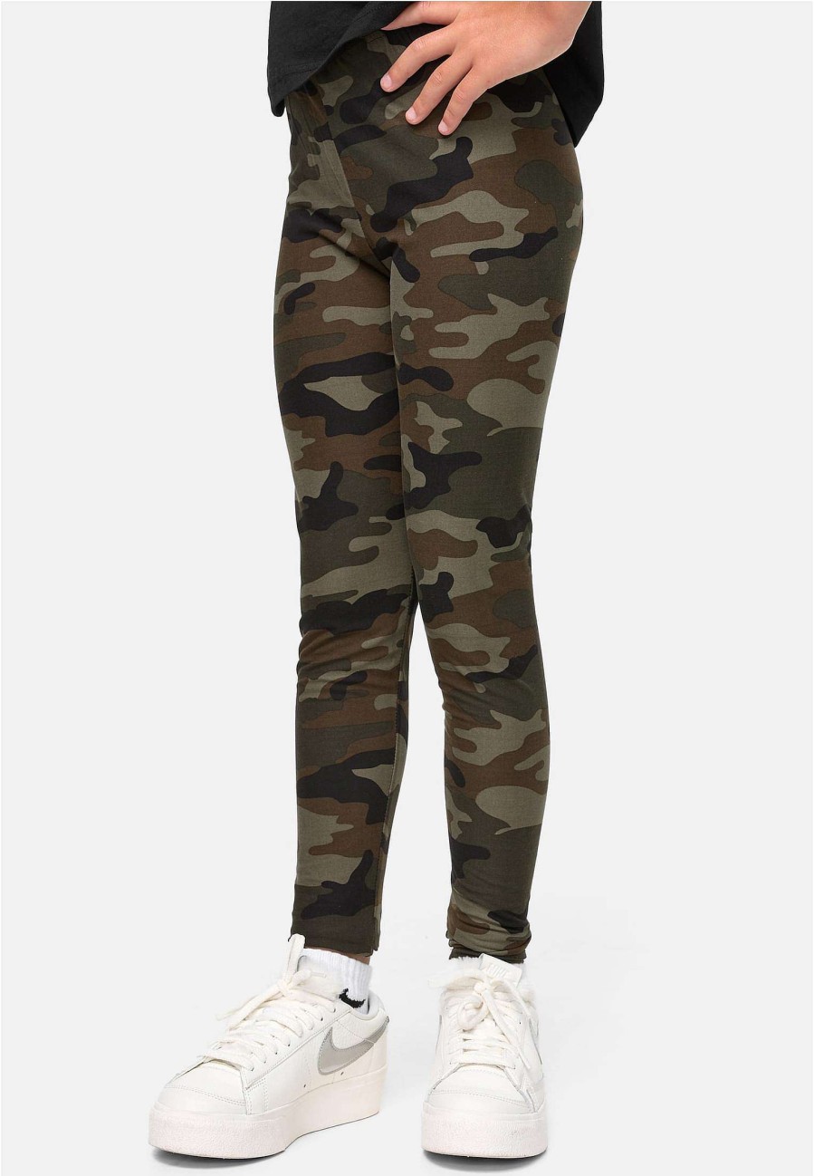 Clearance Madchen-Camouflage-Leggings Hose